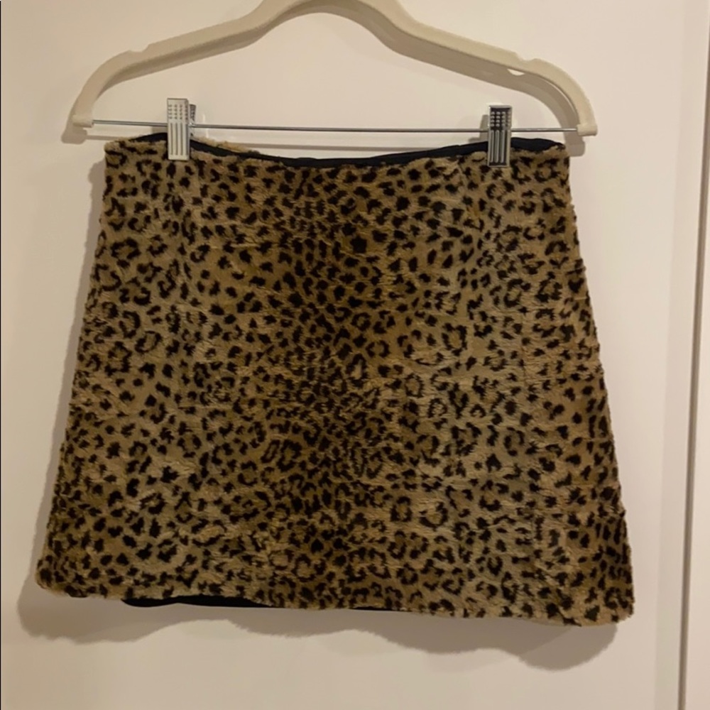 Vintage fuzzy leopard mini!